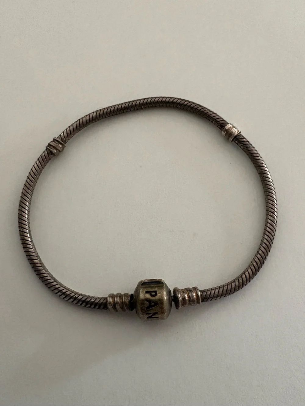 Pandora Barrel Clasp Snake Chain Bracelet